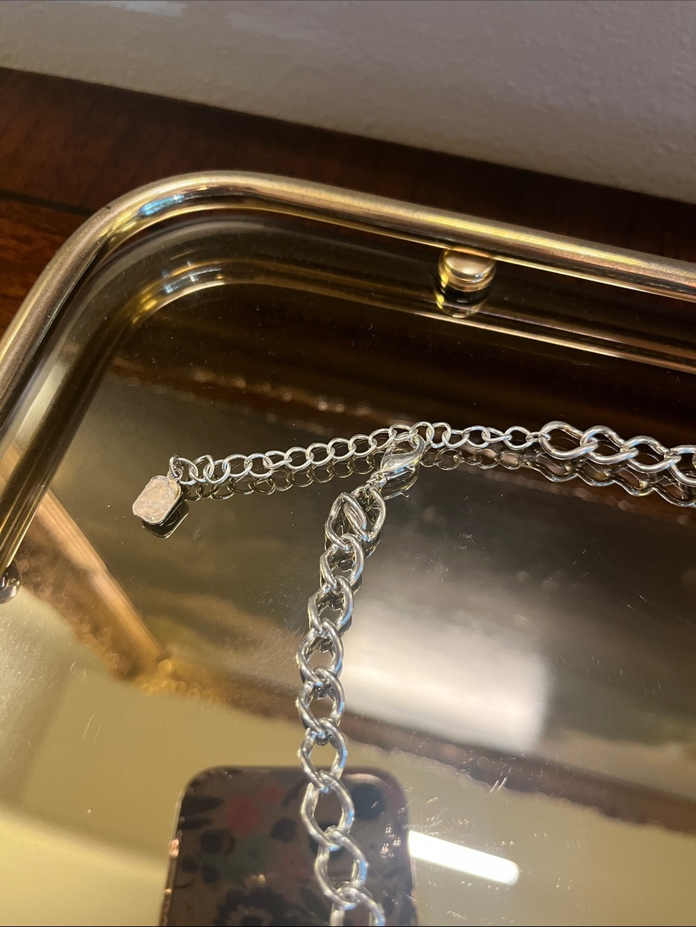 Long Silver and Turquoise Necklace - Picture 5 of 7